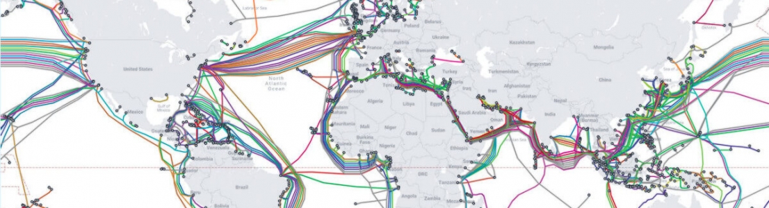 A internet acontece no fundo do mar